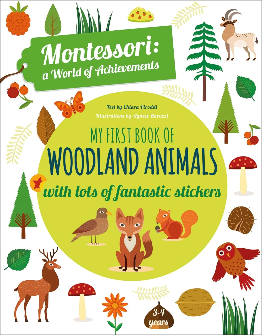 My First Book of Woodland Animals: Montessori Activity Book