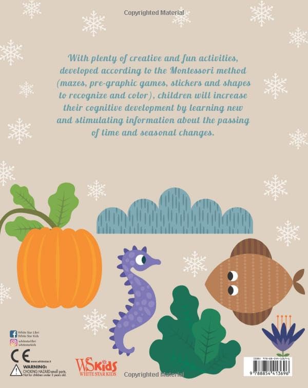 My First Book of the Seasons: Montessori Activity Book