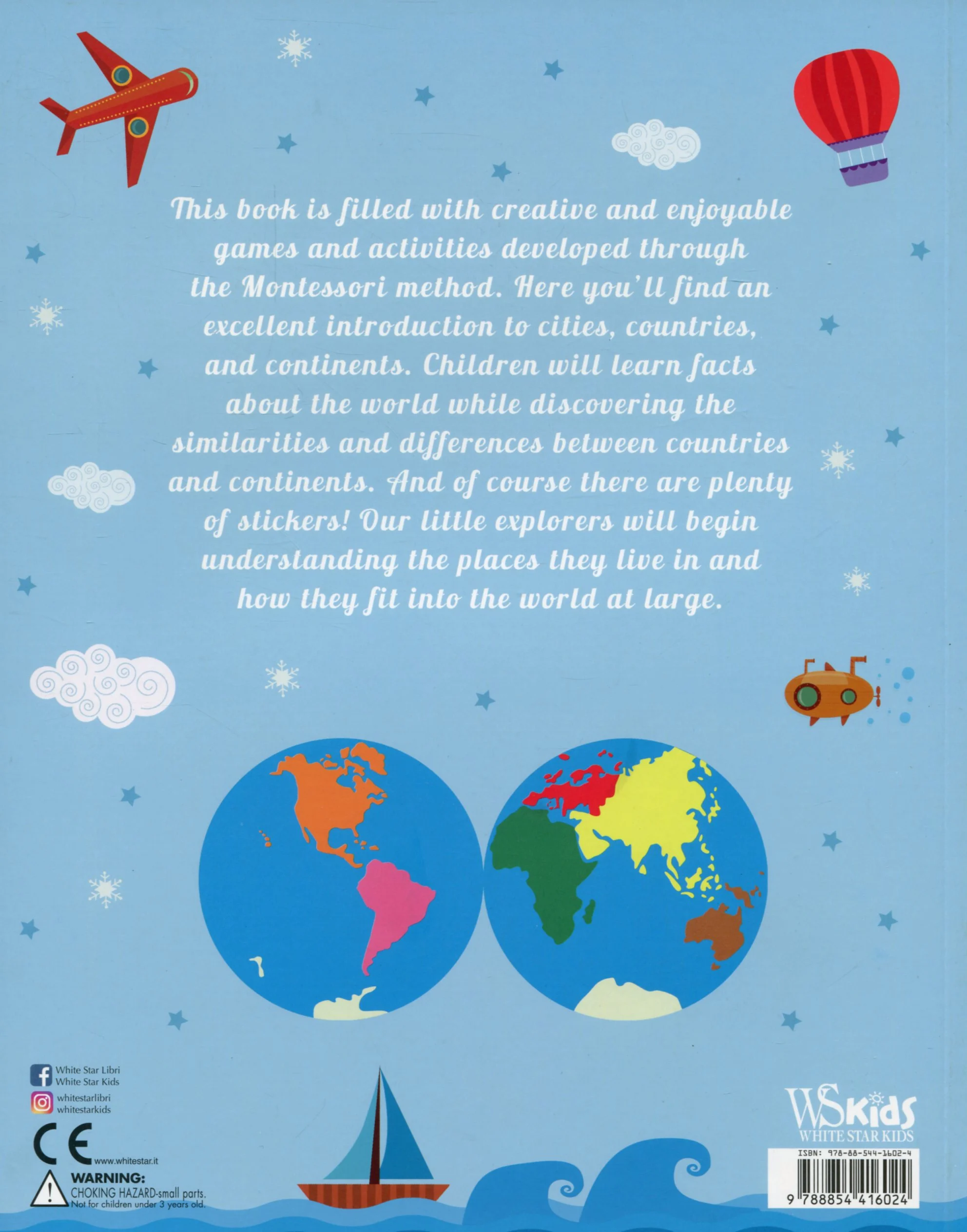 My First Book About the World: Montessori Activity Book