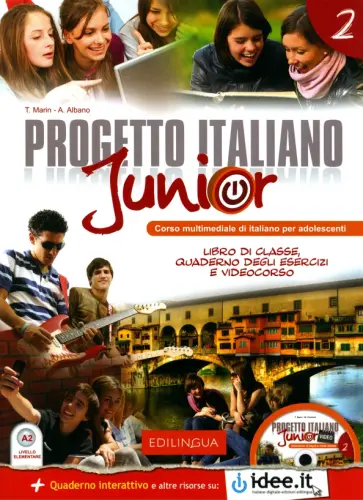 Підручник «Progetto Italiano Junior 2. Libro & Quaderno + CD audio