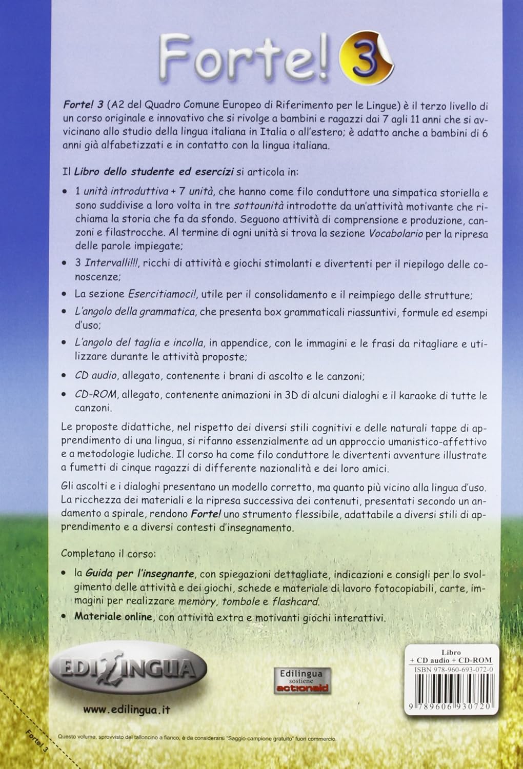 Підручник «Forte! 3 (A2) Libro dello studente ed esercizi + CD audio