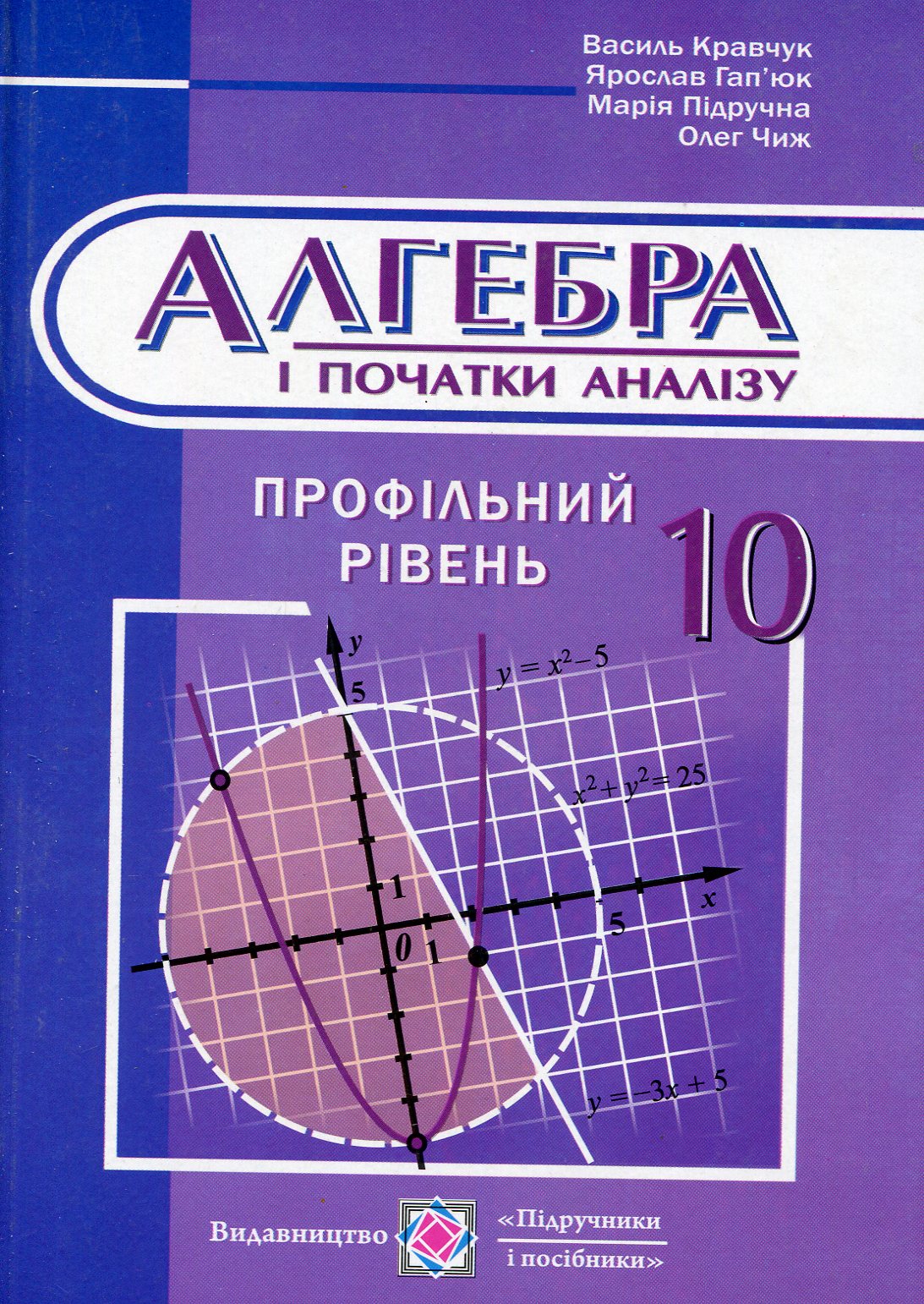 Алгебра і початки аналізу. Підручник для учнів 10 класу. Профільний рівень