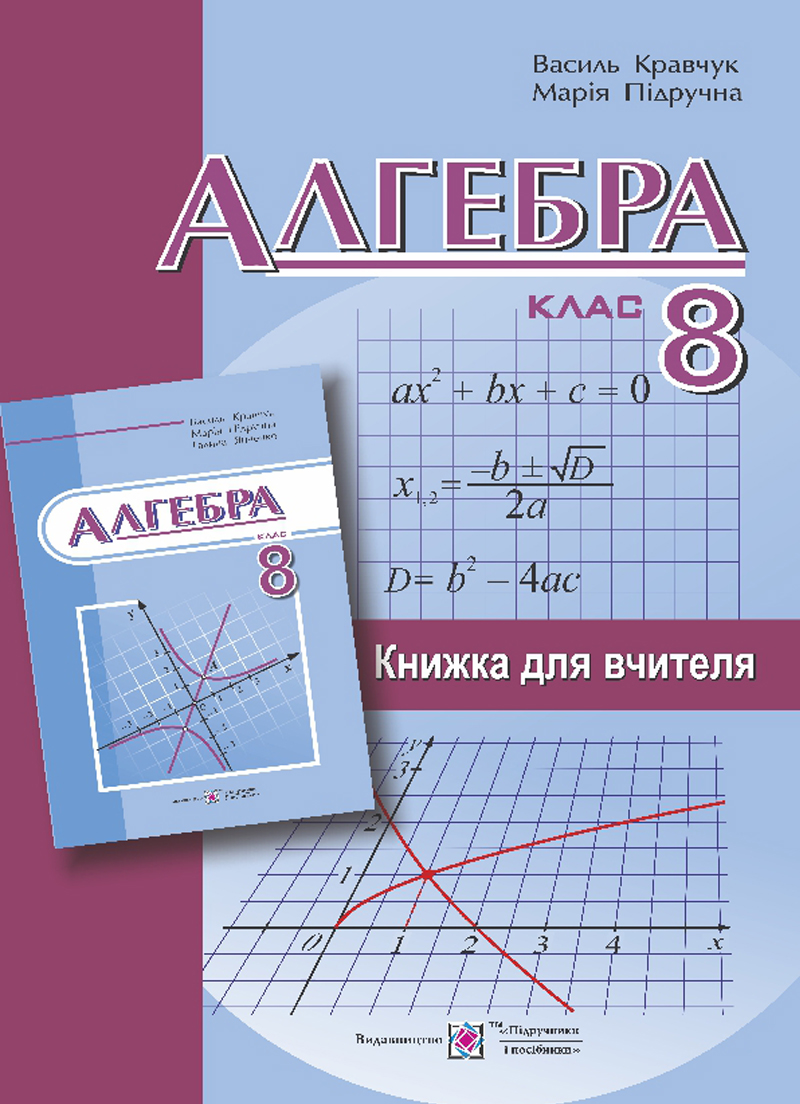 Алгебра. Книжка для вчителя. 8 клас