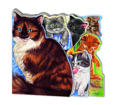 Кішка та кошенята