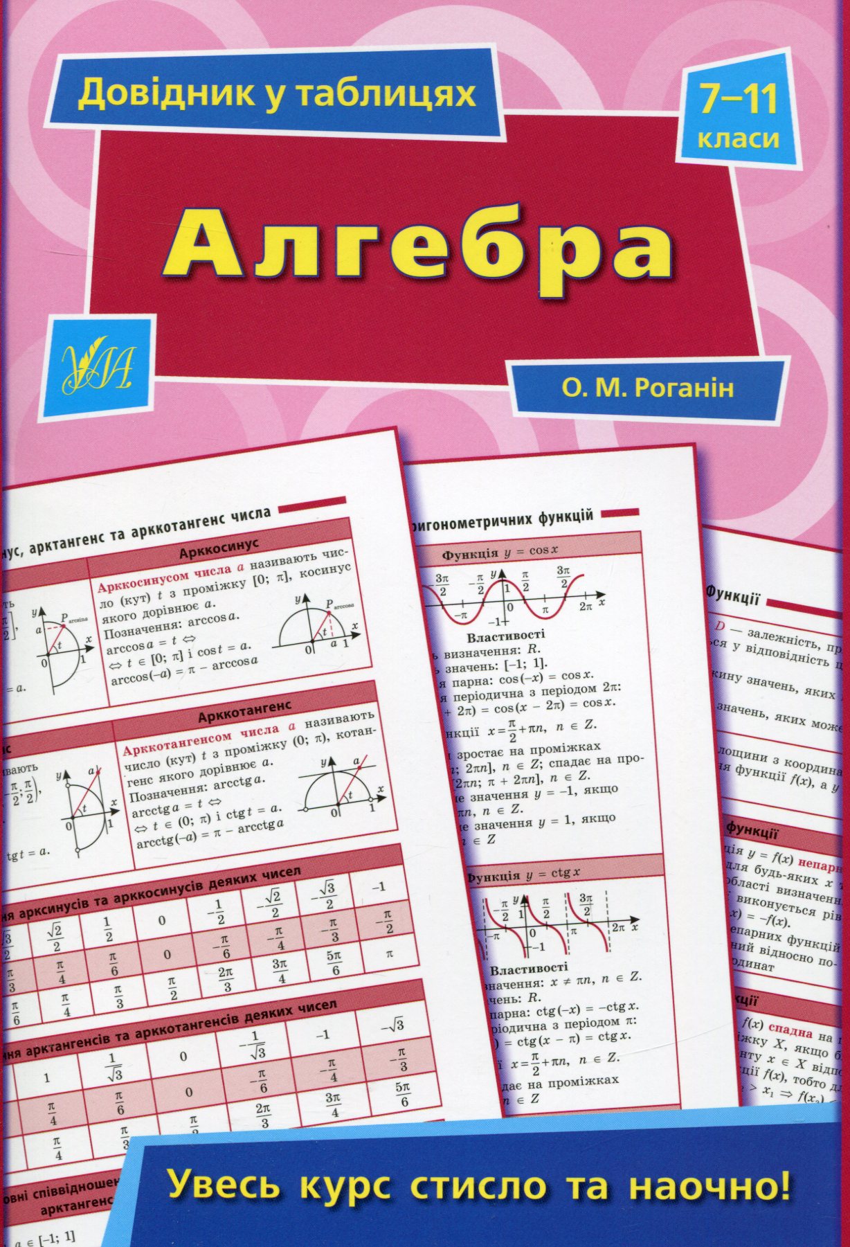 Довідник у таблицях. Алгебра. 7-11 класи