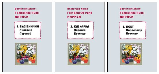 Генеалогічні нариси (комплект з 3 книг)