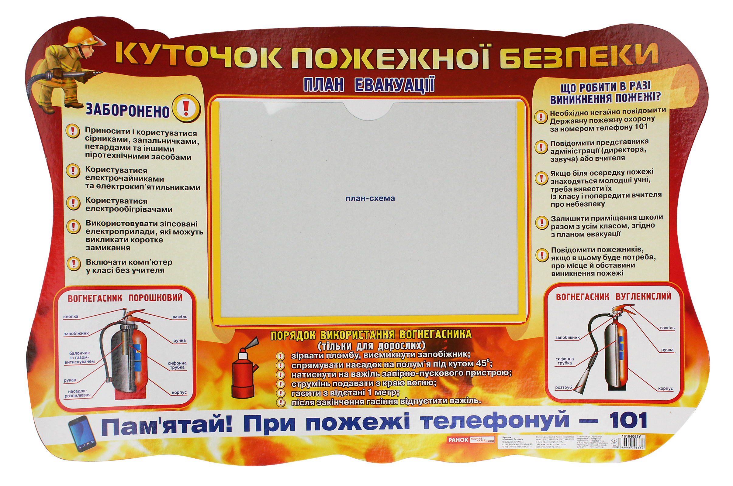 Куточок пожежної безпеки. Стенд