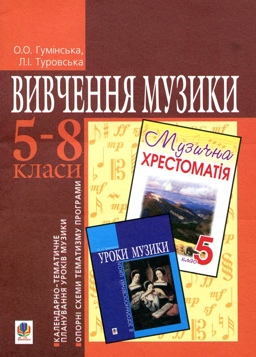 Вивчення музики. 5-8 класи