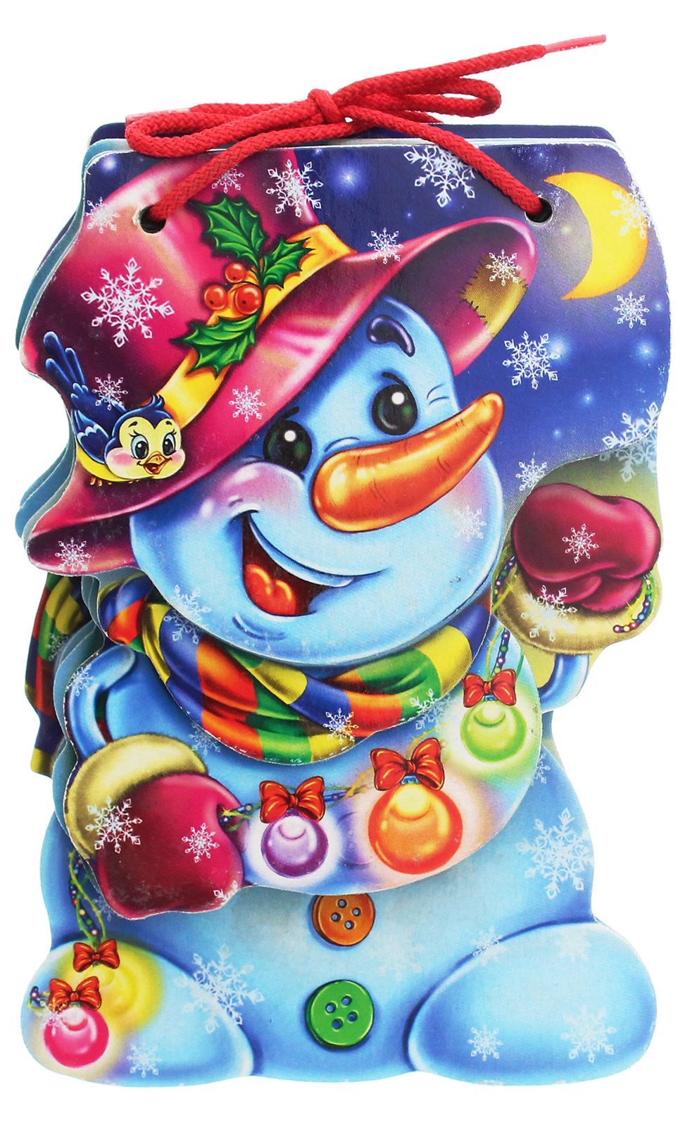 М'який новий рік. Сніговик