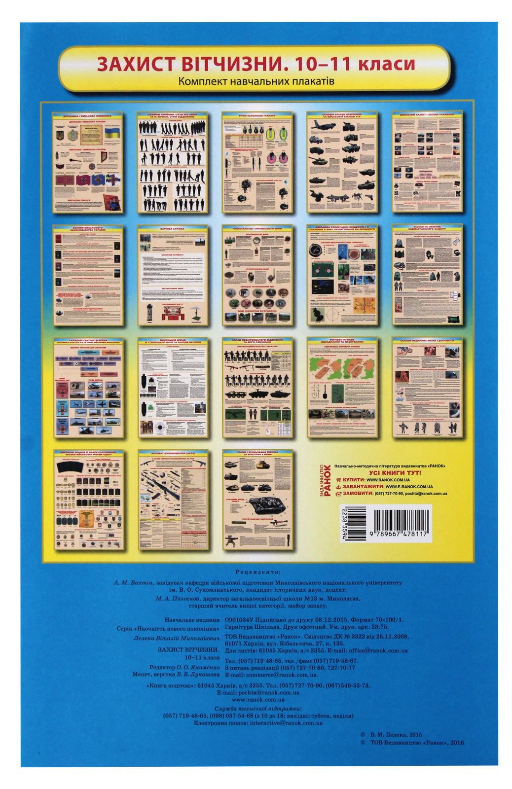 Захист Вітчизни. 10-11 клас. Плакати