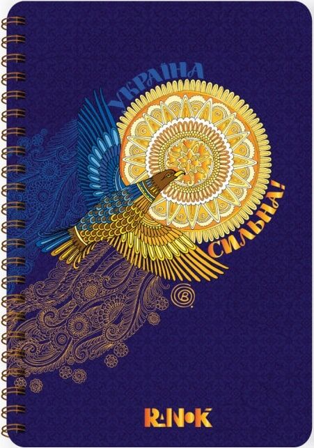 Блокнот у лінійку «Птиця»