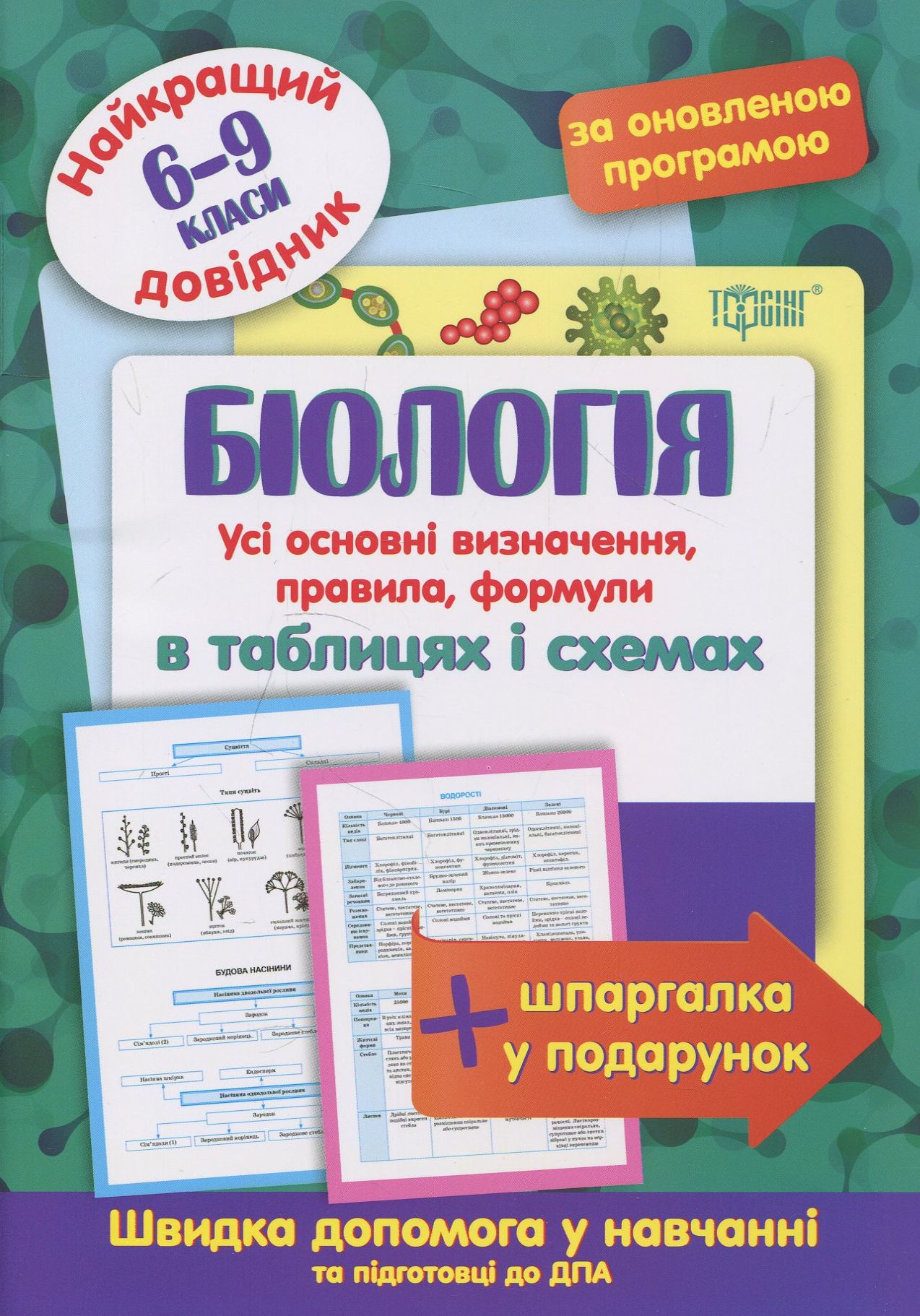 Біологія. Найкращий довідник. Усі основні визначення, правила, формули в таблицях і схемах. 6-9 класи