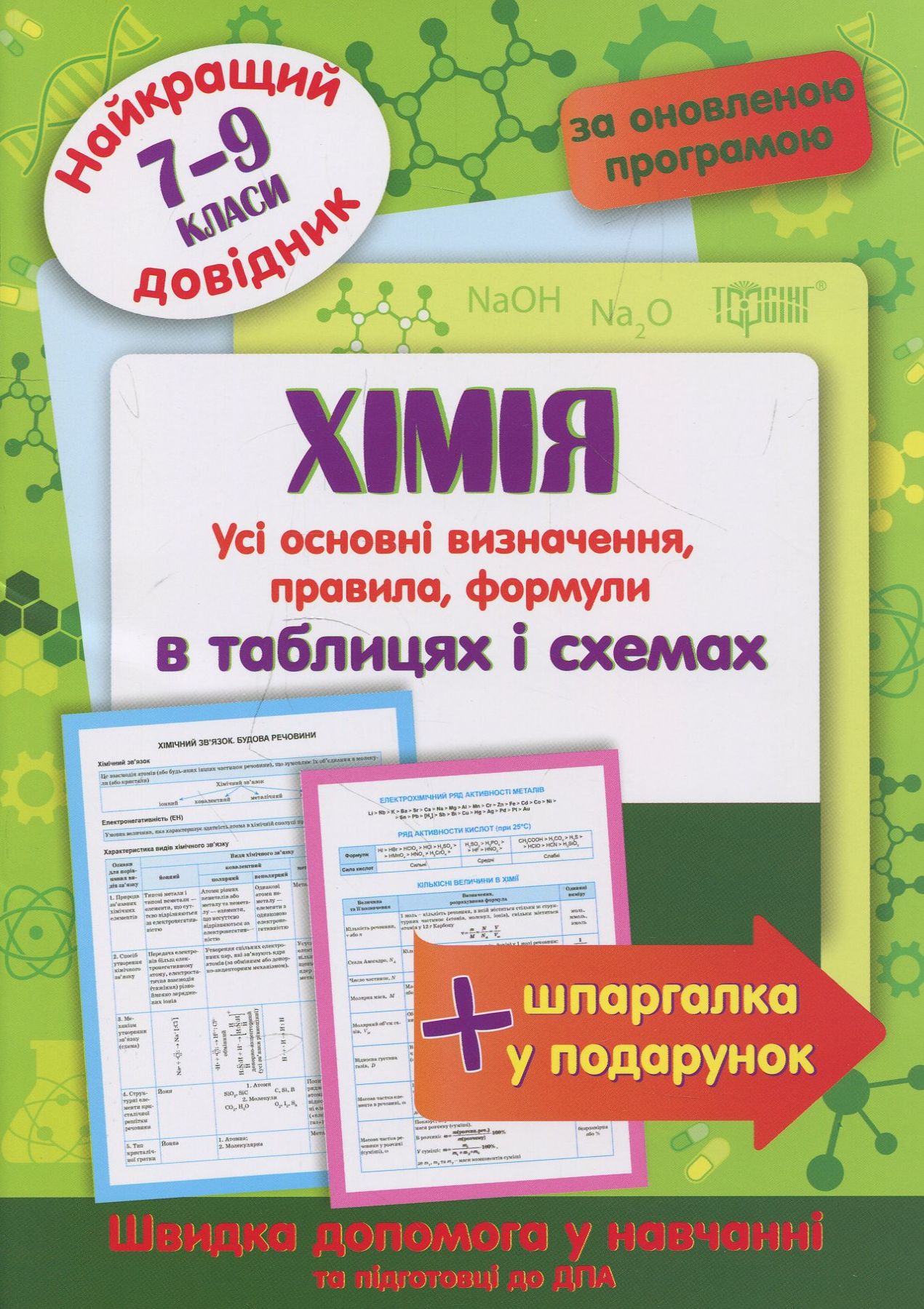 Хімія в таблицях та схемах. 7-9 класи
