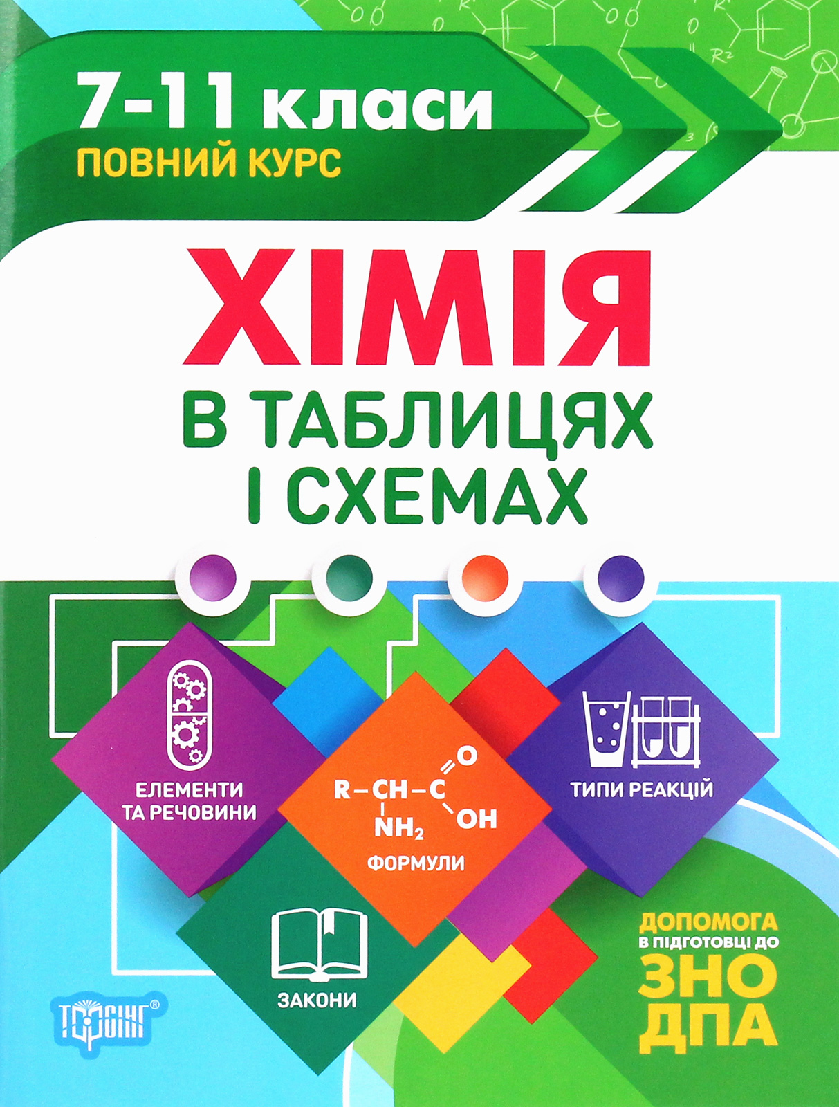 Хімія в таблицях і схемах. 7-11 класи. Допомога в підготовці до ЗНО і ДПА