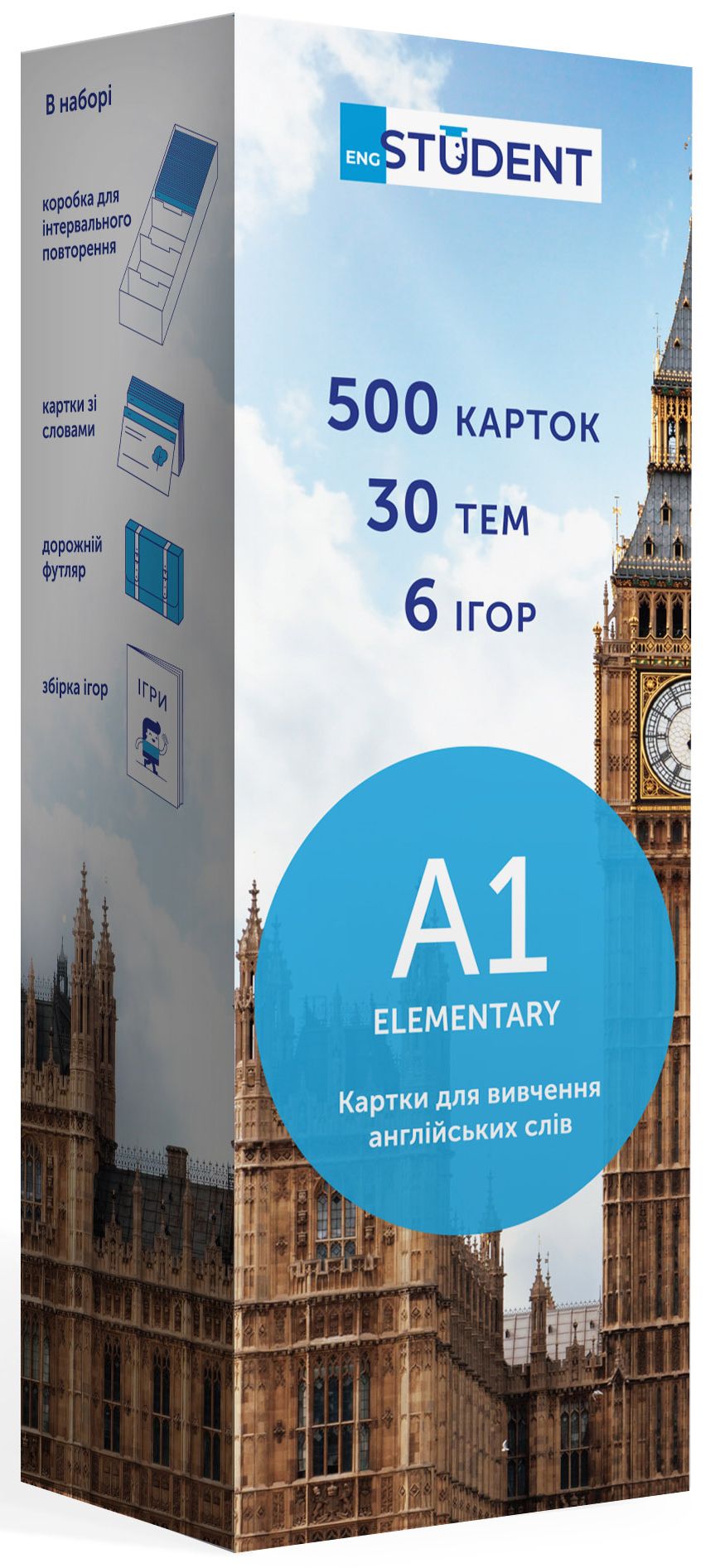 Посібник «Картки для вивчення англійської мови English Student Elementary А1 New