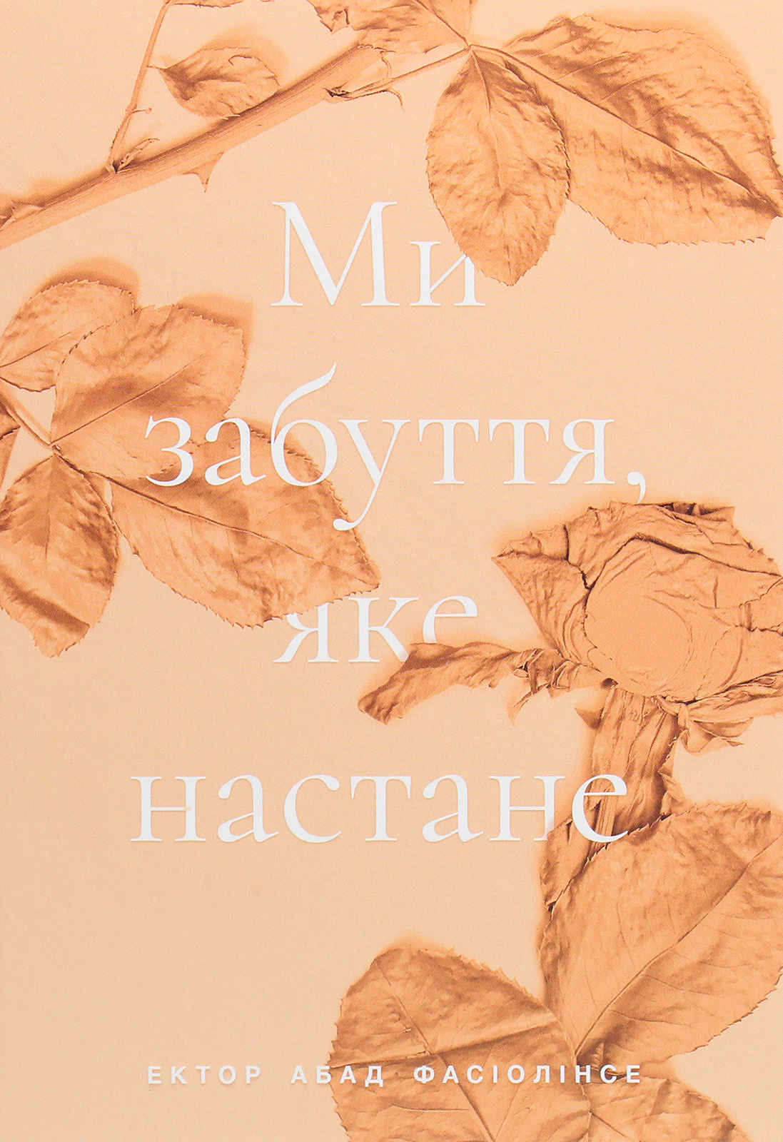 Ми забуття, яке настане. Ектор Абад Фасіолінсе